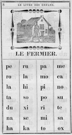 Page titre du Livre des enfans [sic]