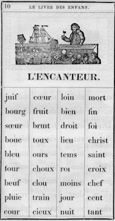 Page titre du Livre des enfans [sic]