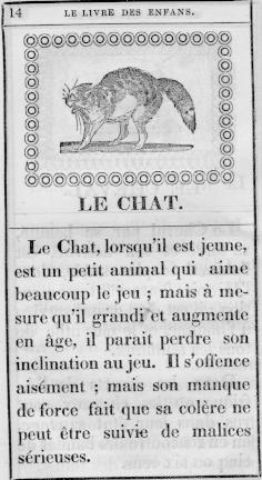 Page titre du Livre des enfans [sic]