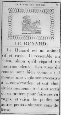 Page titre du Livre des enfans [sic]