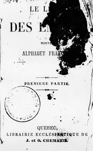Page titre du Le livre des enfants