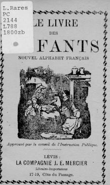 Page titre du Le livre des enfants