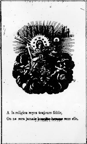 Page titre de Syllabaire des coles chrtiennes et rglement pour les enfans
