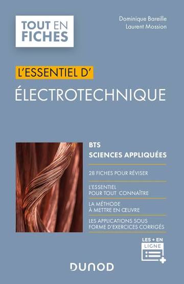 L'essentiel d'électrotechnique (tout en fiches)